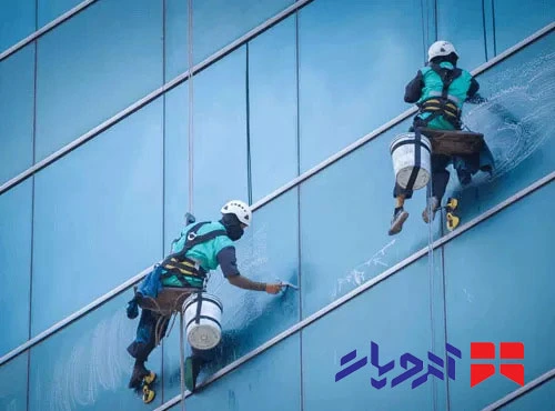 نحوه شستشوی نمای کرتین وال