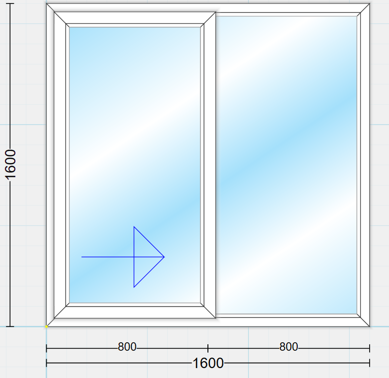 پنجره دوجداره کشویی
